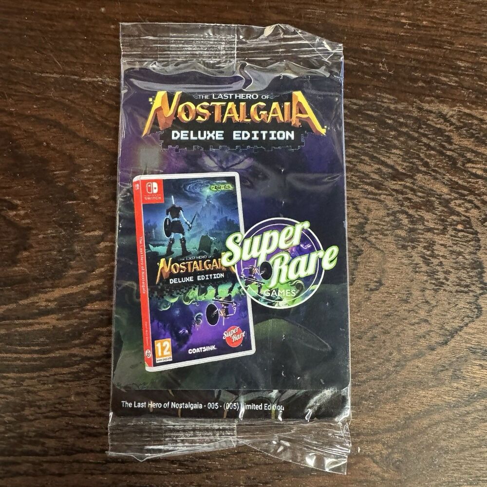 The Last Hero of Nostalgaia Trading Card Pack Super Rare Games SRG TC127 Sealed